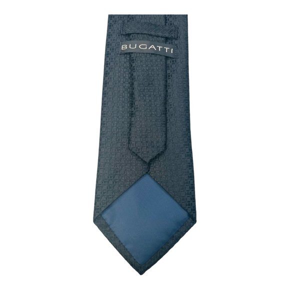 Bugatti 100% Silk Men's Black Tie - Picture 2 of 6